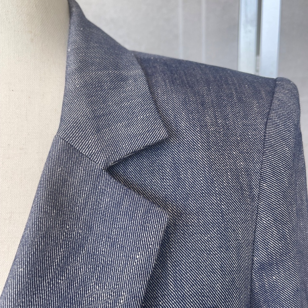 NWOT Veronica Beard Blue Kelson Dickey Jacket sz 8 - Picture 2 of 15